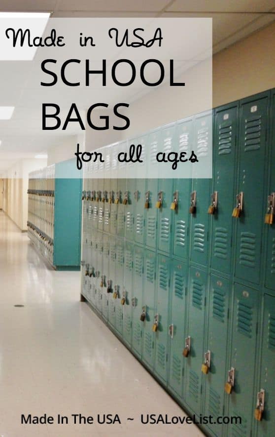 Made in the USA Backpacks & School Bags; Our Top Picks for Students of All Ages • USA Love List