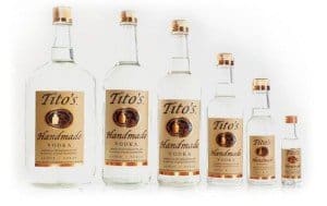 Tito's Handmade Vodka, made in Texas #giftsformen #mancave