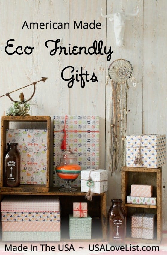 Eco Friendly Gift ideas via USALoveList.com