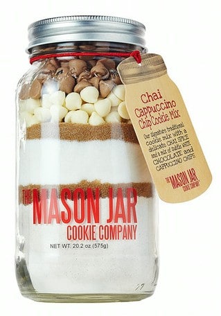 30 Gifts Under $30: The Mason Jar Cookie Company Chai Cappuccino Chip Cookie Mix #madeinUSA 