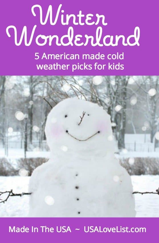 5 American made cold weather picks for kids via USALoveList.com