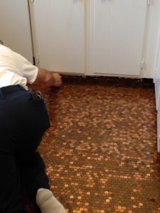 How To Install A Copper Penny Floor A Made In Usa Diy Project