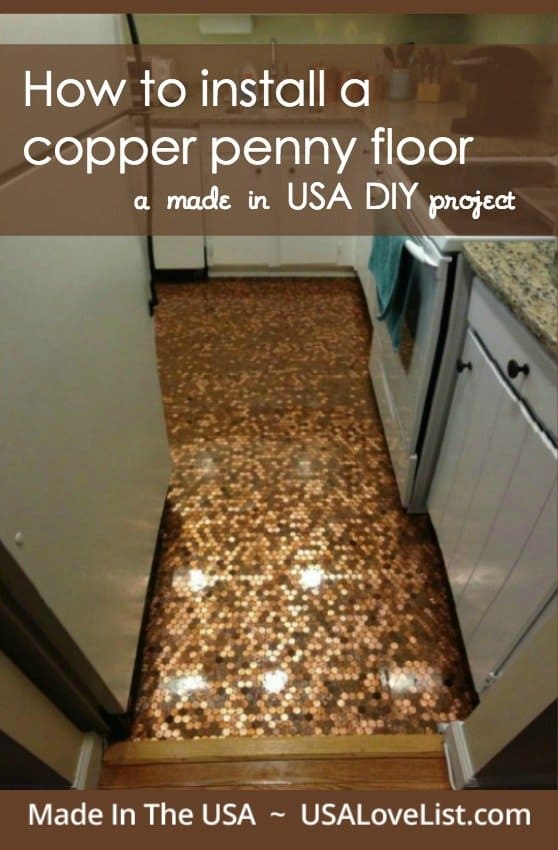 Penny floor DIY |How to install a copper penny floor using epoxy | Step by step tips