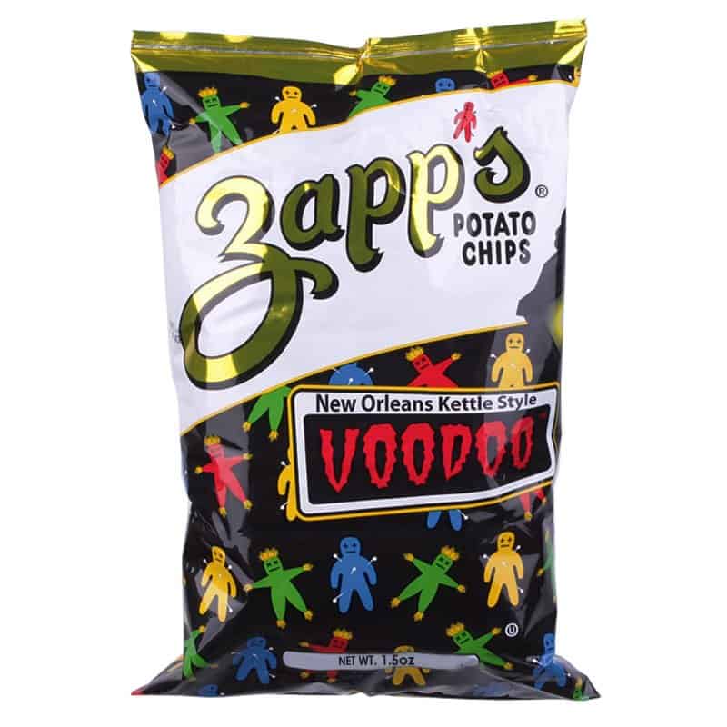 Celebrate Mardi Gras, with Ten Things We Love, Made in Louisiana, Like Zapp's Potato Chips in Voodoo Flavor #usalovelisted #madeinLouisiana 