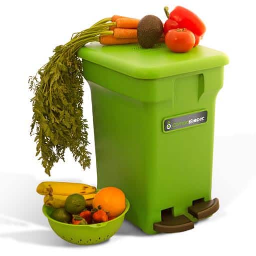 Easy kitchen composting with the American made CompoKeeper