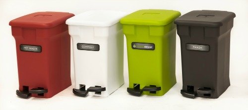 The American made CompoKeeper for easy, odorless kitchen composting