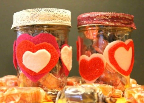 Crafting With Kids: How to Make Valentine Candy Jars