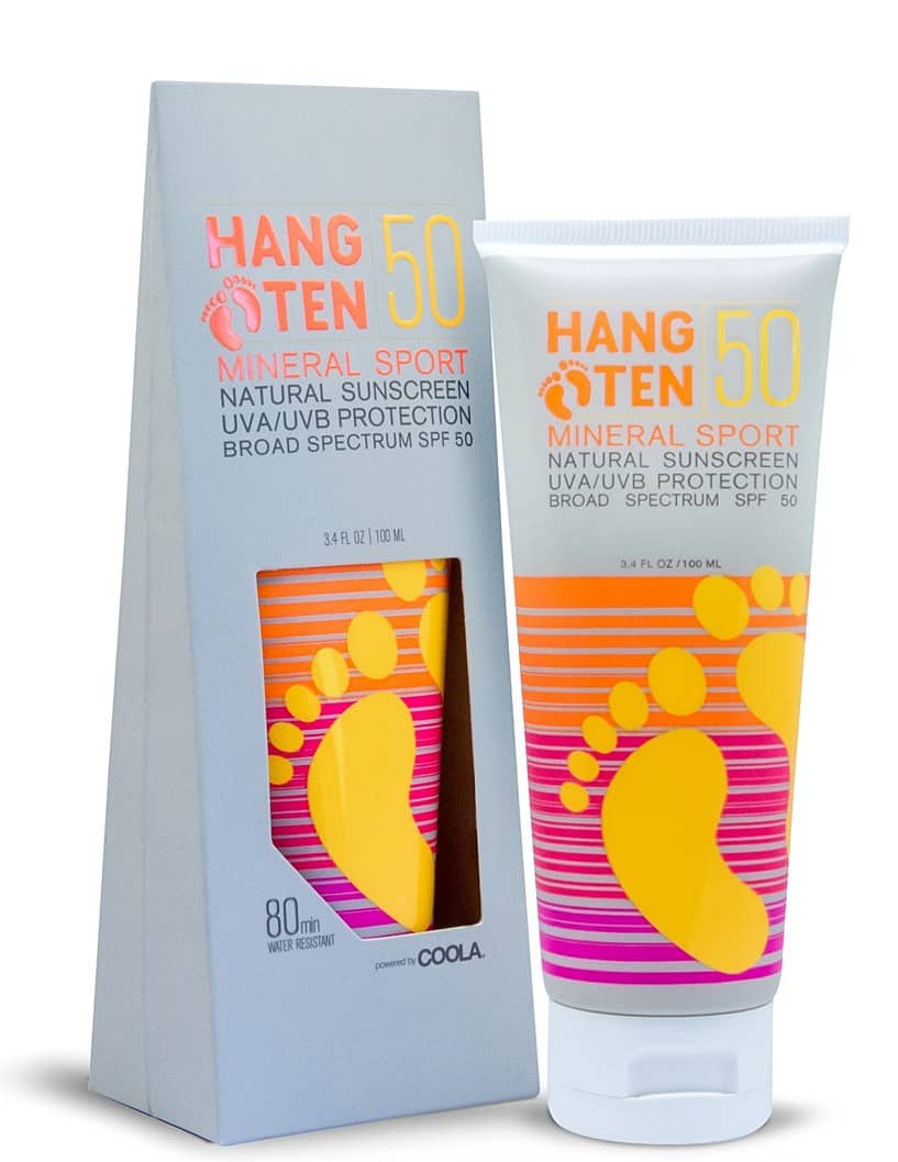 Hang Ten Non Toxic Mineral Sunscreen via USALoveList.com