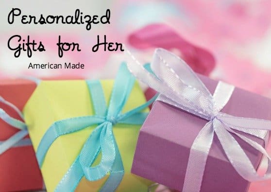 American Made Personalized Gifts for Women