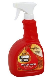 Scott's Liquid Gold Wood Wash- cleans wood, simulated wood, linoleum, and tile in an instant! #madeinUSA