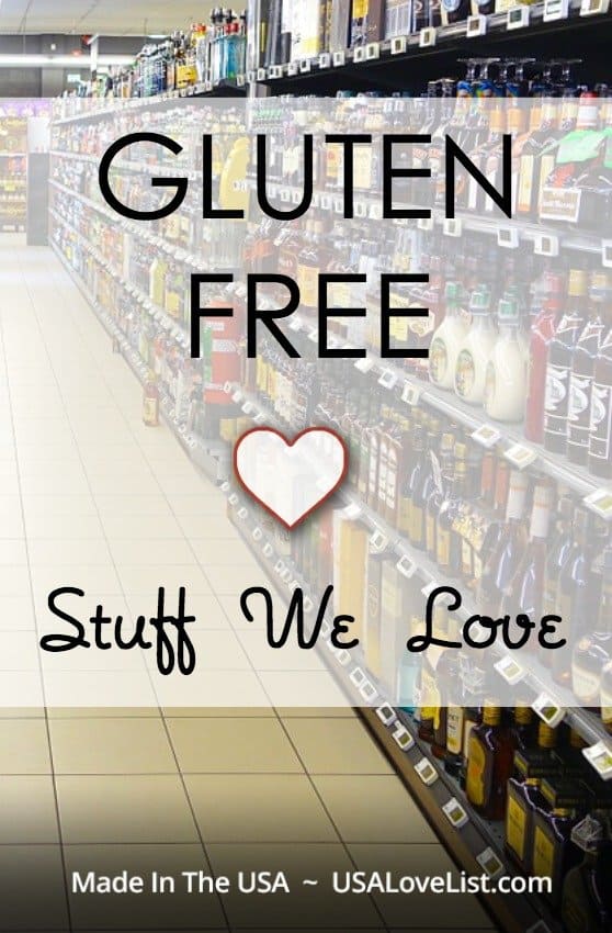 List of Made in USA gluten free goodies via USAlovelist.com