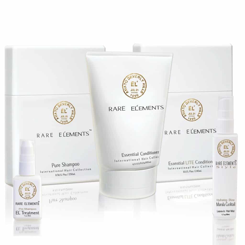 Rare Elements Hair Collection Made From Non Toxic Ingredients Ranking 0 on EWG - American Made Luxury Haircare Products.