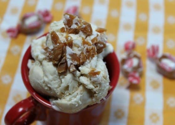 Caramel Cream homemade ice cream