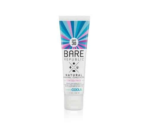 Summer beauty tips with skin care products we love: Bare Republic tinted sunscreen