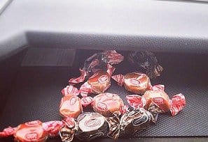 Road trip with kids: Sweet indulgences for yourself! Goetze's Caramel Creams Chocolate & Strawberry #usalovelisted #roadtrip #travel 