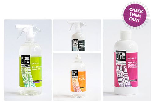 Better Life cleaning products New cool label, same great product!