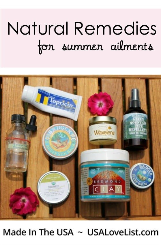 Natural remedies for summer ailments | made in USA