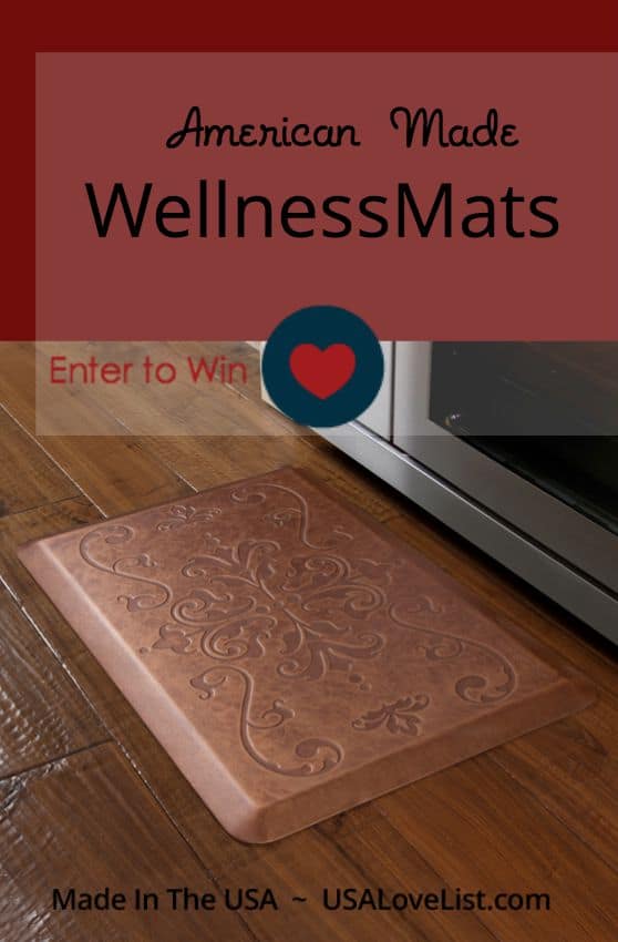 Giveaway Introducing American Made WellnessMats • USA Love List