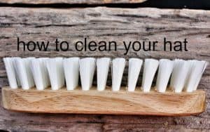how to clean your hat