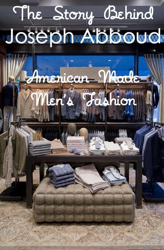 American Made Men's Fashion From Joseph Abboud via USALoveList.com