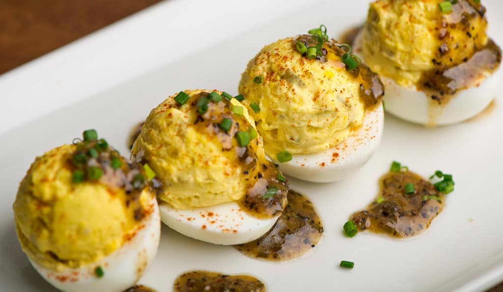 A Twist on A Classic - Truffle Deviled Eggs from Del Friscos Grille Reviewed on USALoveList.com