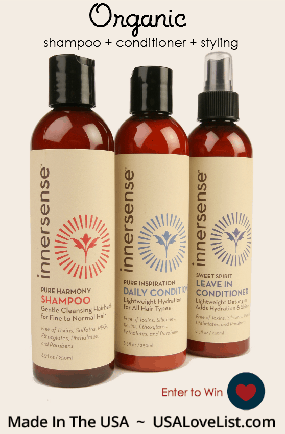 Innersense Organic Beauty | made in USA organic shampoo, conditioner + styling products.