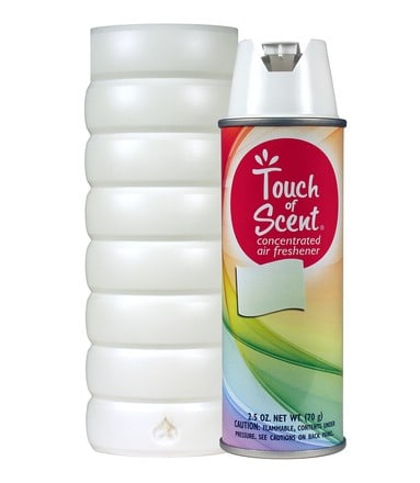 Touch of Scent concentrated air freshener and dispenser