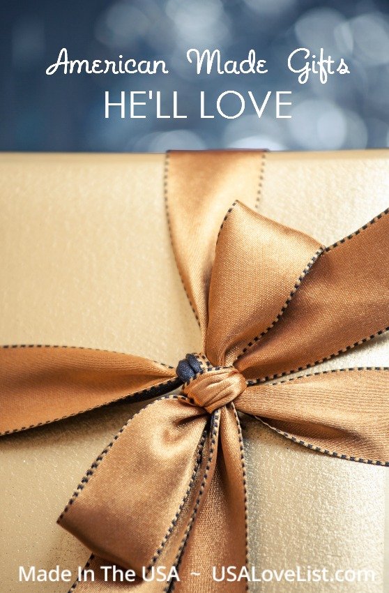 Gift ideas for men | American made gifts he'll love.