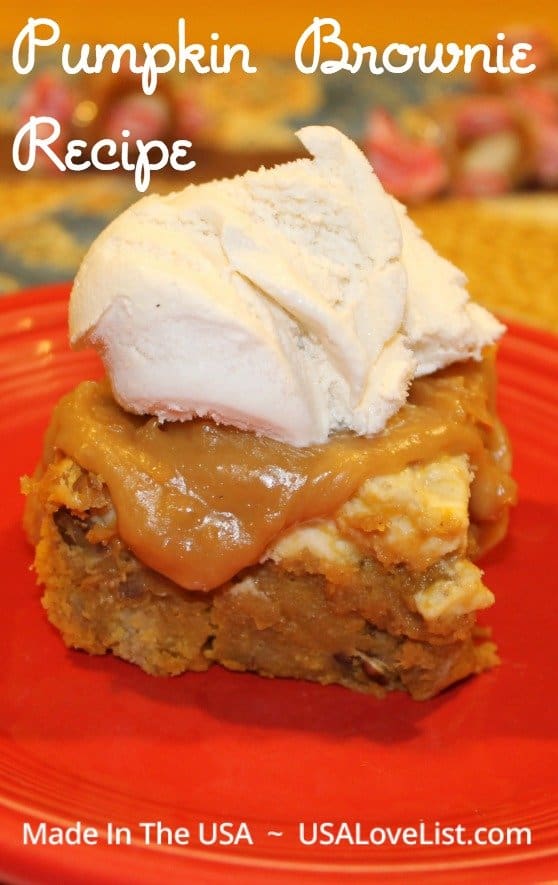 Pumpkin recipe | Thanksgiving recipe | Pumpkin brownie recipe | canned pumpkin recipe