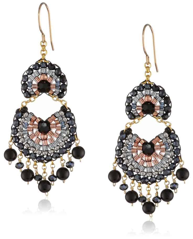 Womens Luxury Gifts Made in USA - Miguel Ases Drop Earrings via USALoveList.com