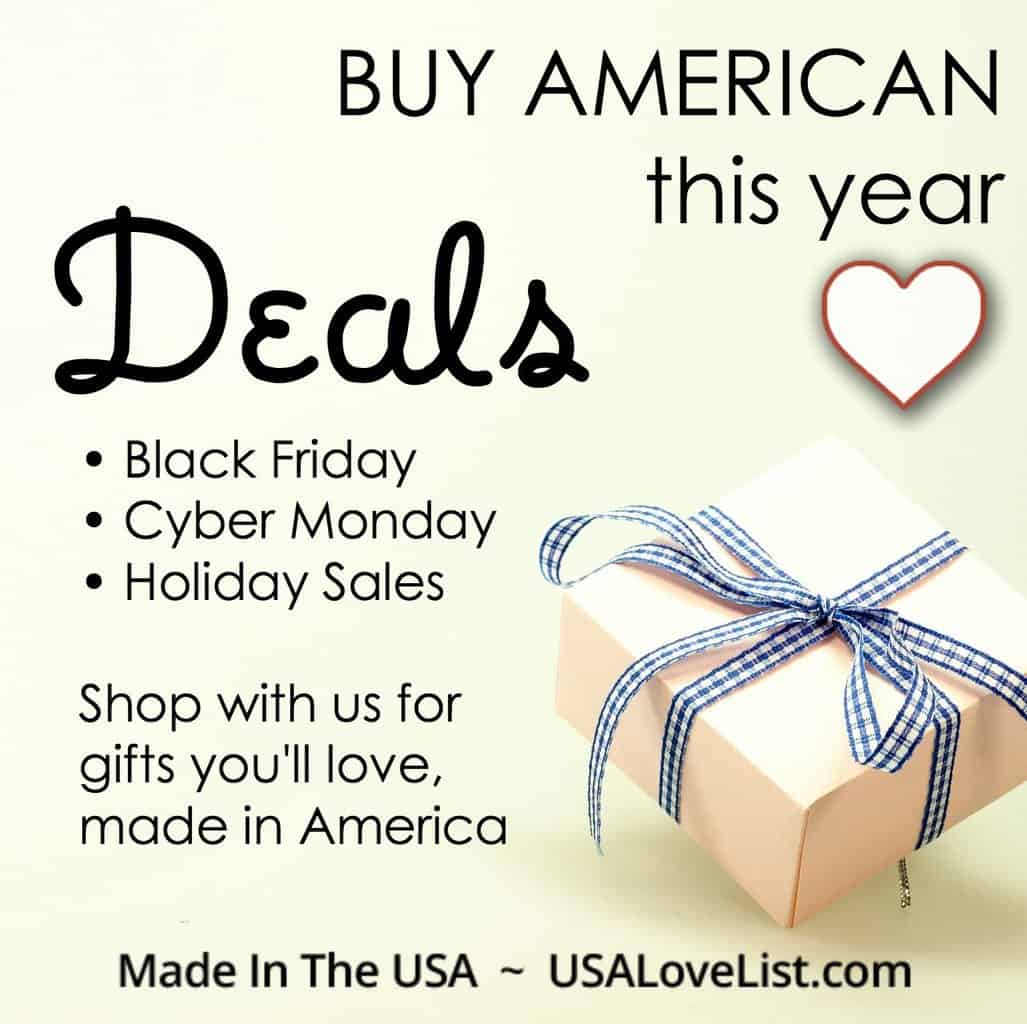 Shop with us for deals and sales on the very best of American Made.