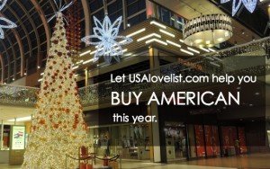 Let USAlovelist.com help you buy American this year. Gift ideas, sales, deals, and more.