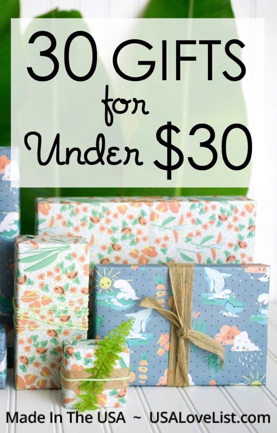 30 American Made Gifts for Under $30: Tracey's Picks