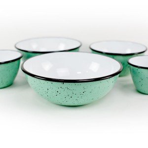 Barn Light Electric speckled granite mixing bowls | Made in USA 