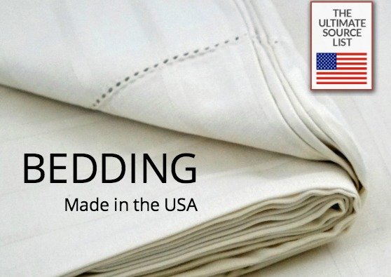 made in the USA Bedding