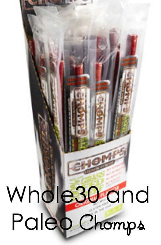 Whole30 Paleo Crossfit Snacks from Chomps