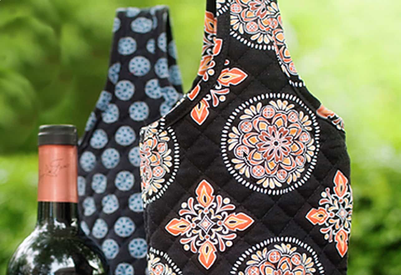 Giveaway: New Quilted Wine Totes from Stephanie Dawn