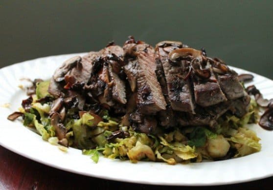 Cast Iron Recipes | Mushroom Stuffed London Broil