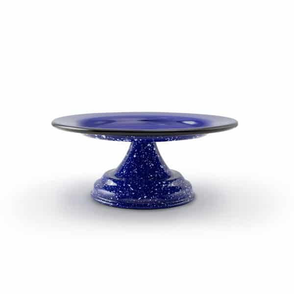 10 inch cake stand in cobalt blue | Made in USA by Barn Light Electric