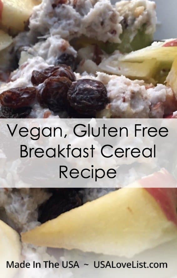 Paleo & Whole30 compliant breakfast cereal recipe