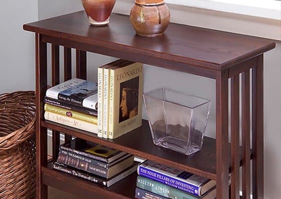 Manchester Wood Furniture best seller | Mission Underwindow Bookshelf