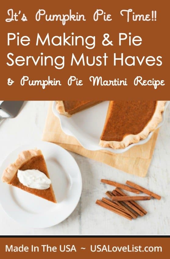 Thanksgiving Pumpkin Pie | Pie making and pie serving must haves | Pumpkin Pie Martini Recipe