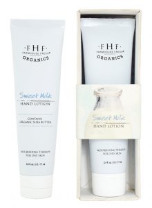 FarmHouse Fresh Organics Sweet Milk Hand Lotion. Made in Texas.