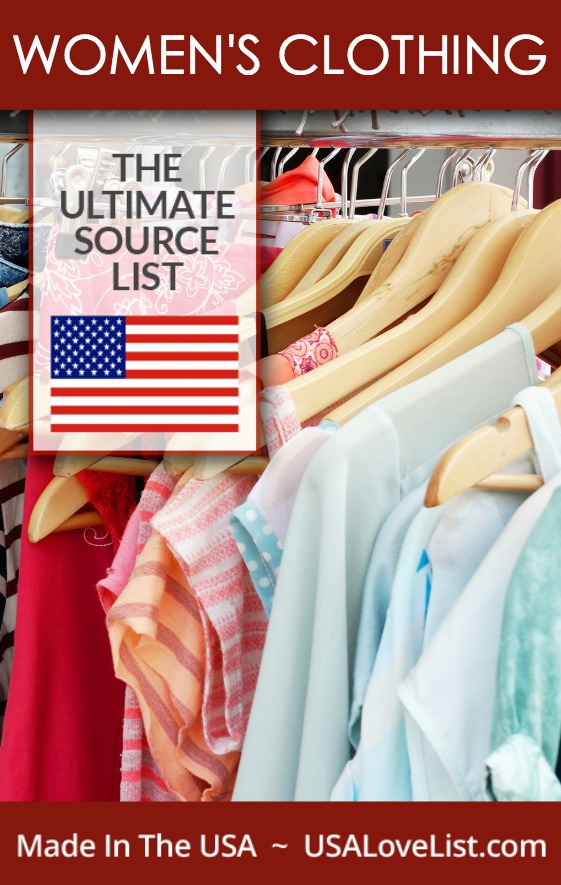 Made in USA Women's Clothing