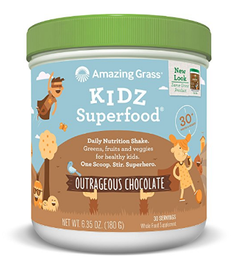 Best Vitamins for kids: Amazing Grass Kidz Superfoods #vitamins #kids #organic #usalovelisted