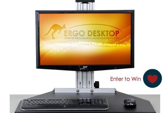 Enter to Win an Adjustable Height Desk by Ergo Desktop