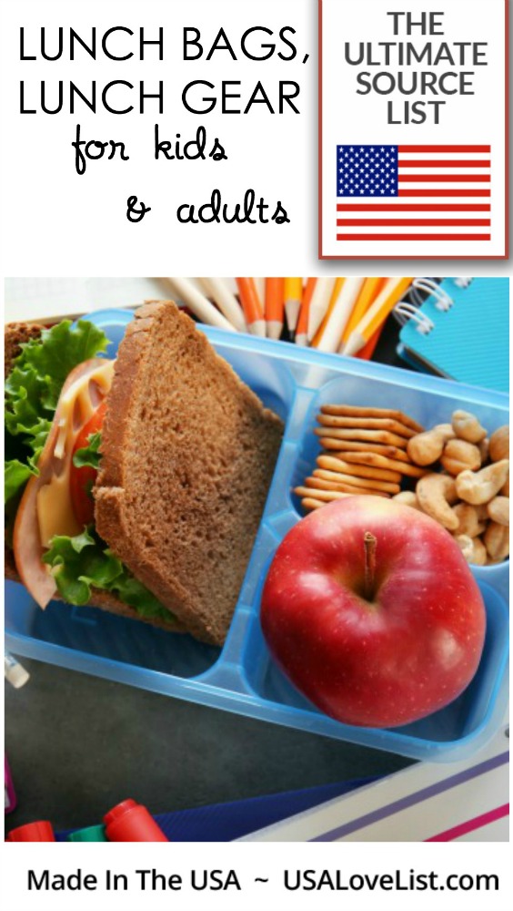 Lunch gear, lunch bags, made in USA