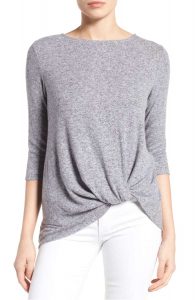 Twist Front Sweater #MadeinUSA @nordstrom