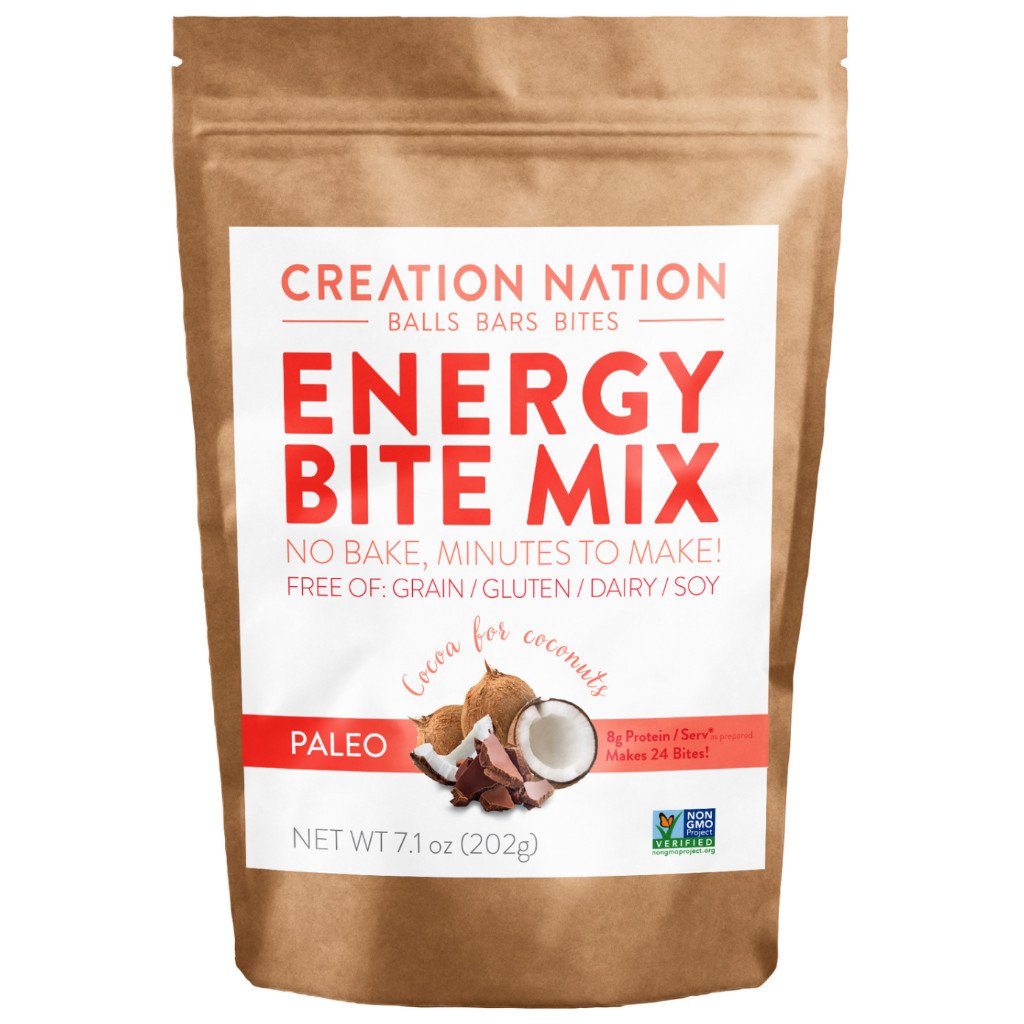 Creation Nation Energy Bite Mix - Paleo Gluten, Grain, Dairy, Soy-Free