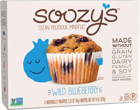 Soozy's Gluten Free and Paleo Blueberry Muffins - You'd Never Know Because They